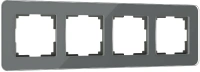 Рамка из стекла на 4 поста Elite графит Werkel Elite графит W0042440