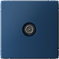 TV Розетка проходная 4DB Systeme Electric ArtGallery, аквамарин GAL001192