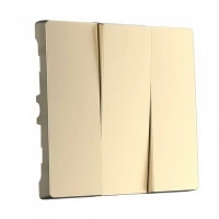 Выключатель 3-клав шампань Werkel W1130001 + W1139011