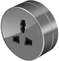 Розетка 13А Systeme Electric (Schneider Electric) MultiTrack , универсальная, круглая, 250 В, графит, MTK13002G