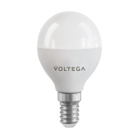 Светодиодная диммируемая лампа Wi-Fi Voltega E14 5W 2700K-6500K MIX DIM VG 2428 шар матовый
