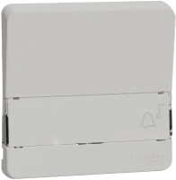 Клавиша с линзой подсветки и полем для этикеток, IP55 Mureva Styl Schneider Electric MUR39203, белый