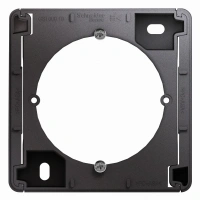 Коробка для наружного монтажа Systeme Electric Glossa, графит GSL001300