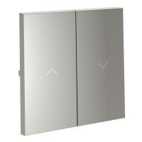 Клавиша для выключателя жалюзи Voltum S70 пластик сталь Soft touch (VLS002505)