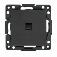 Розетка телефонная rj 45 черная EKF EZK01-035-10