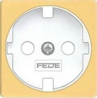 Розетка с шторками 2к | 3 16А 250 Fede FD16523 | FD04314OR | FD16-BAST