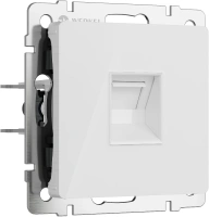 Розетка rj-45 Werkel акрил белый вкладная клемма (W1181041)