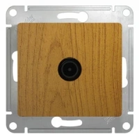 Розетка TV оконечная 1DB Systeme Electric Glossa, дерево дуб GSL000591