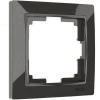 Рамка 1 местная серо-коричневая Snabb Basic Werkel W0012007
