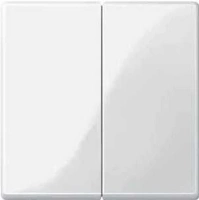 Выключатель двухклавишный Merten M активный белый MTN3115-0000 | MTN432525 Schneider Electric