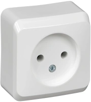 Розетка без заземления 16А Systeme Electric Etude, БЕЛЫЙ PA16-001B