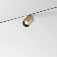 Mini Magnetic Трековый светильник 9W 3000K латунь/черный Elektrostandard 85204/01