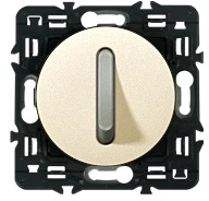 Переключатель бесшумный на 2 напр. 6А Legrand Celiane 67013 | 66206 | 80251