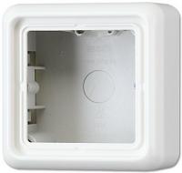 Коробка накладного монтажа на 1 мех. Jung CD500 CD581AWW