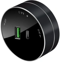 Розетка 5В/3А Systeme Electric (Schneider Electric) MultiTrack , 2хUSB (тип А+С) 18 Вт, антрацит, MTK13003B