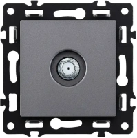 Розетка TV, серый бархат Brionilux серия G Plast (GP020GY)
