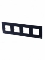 4 постовая рамка антрацит ABB Zenit 2CLA227400N1801