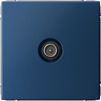 TV Розетка оконечная 1DB Systeme Electric ArtGallery, аквамарин GAL001191