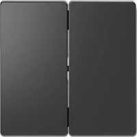 Выключатель двухклавишный Merten D-Life антрацит MTN3115-0000 | MTN3400-6034 Schneider Electric