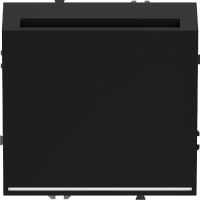 Выключатель карточный 16А Voltum S70 черный матовый Soft touch пластик (VLS010708)