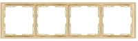Рамка 4-постовая, золотой бархат Brionilux серия Z (ZGR4GD)