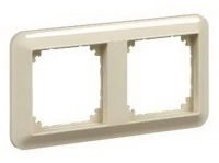 Двухместная рамка слоновая кость M Trend Merten MTN4020-1244 Schneider Electric