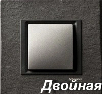 Рамка 2-пост Иберийский Сланец Schneider Unica MGU68.004.7Z1