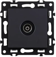 Розетка спутниковая SAT, черный бархат Brionilux серия G Plast (GP021BK)