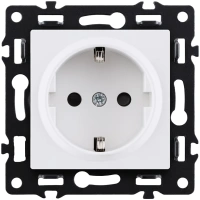 Розетка штепсельная SCHUKO 16A/250 В, белый Kollinger Asthetik AS-014WH