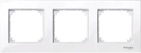Рамка 3-постовая Schneider Electric M-Plan Merten Systeme M, активный белый MTN515325