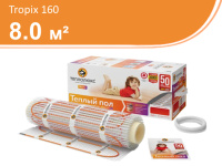 Нагревательный мат для теплого пола Теплолюкс TROPIX-160 MHH 1280 Вт 8.0 кв.м