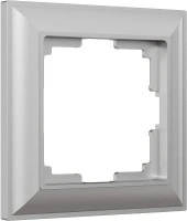 Рамка из пластика на 1 пост Fiore серебряный Werkel Fiore серебряный W0012206