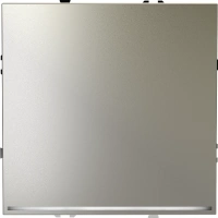 Выключатель одноклавишный с подсветкой 10А Voltum S70 шелк Soft touch пластик (VLS010204)