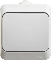 Переключатель 1-клавишный Systeme Electric Etude, серый BA10-046C