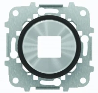USB зарядка черное стекло ABB Sky Moon 2CLA868500A1501|2CLA818500A1001