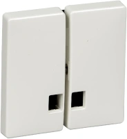 Клавиша двойная с световым индикатором Merten Antique Schneider Electric MTN413519, полярно-белый