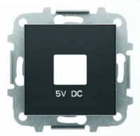 USB зарядка черный бархат ABB Sky Niessen 2CLA858500A1501|2CLA818500A1001