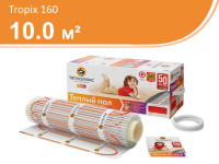 Нагревательный мат для теплого пола Теплолюкс TROPIX-160 MHH 1600 Вт 10.0 кв.м