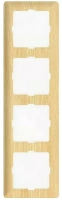 Рамка 4-постовая вертикальная Systeme Electric (Schneider Electric) W59, сосна KD-4-78