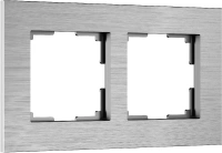 Рамка из металла на 2 поста АluMax алюминий Werkel AluMax алюминий W0023506