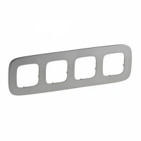 Рамка 4 местная универсальная Полированная сталь Legrand Valena Allure 755504