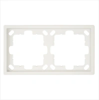 Рамка серия FD 2-постовая, цвет Сахара Jasmart FD1002SH