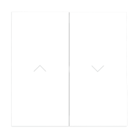 Клавиши для выключателя жалюзи Voltum S70 белый матовый Soft touch пластик (VLS002502)