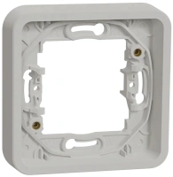 Рамка 1-постовая без винтов IP55 Mureva Styl Schneider Electric белый MUR39107