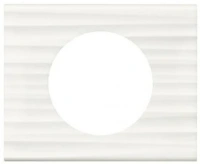 Рамка 1-пост Corian Белый рельеф Legrand Celiane 69011