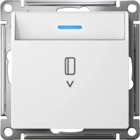 Выключатель карточный Systeme Electric AtlasDesign с подсветкой, 10А, без задержки отключения, механизм, ЛОТОС ATN001314