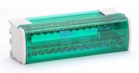 Кросс-модуль серии ШН-103 на DIN-рейку 2х15 групп 125А DEKraft, зеленый 32016DEK