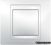 Рамка 1-пост Белый Schneider Unica MGU6.002.18