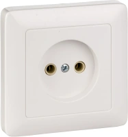 Розетка без заземления 10А Systeme Electric Hit, БЕЛЫЙ RS10-132-B