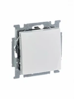 Проходной 1-клав. белый ABB Basic 55 2CKA001012A2142
